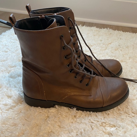 Mossimo Supply Co. Shoes - Mossimo Brown Lace - Up Boots